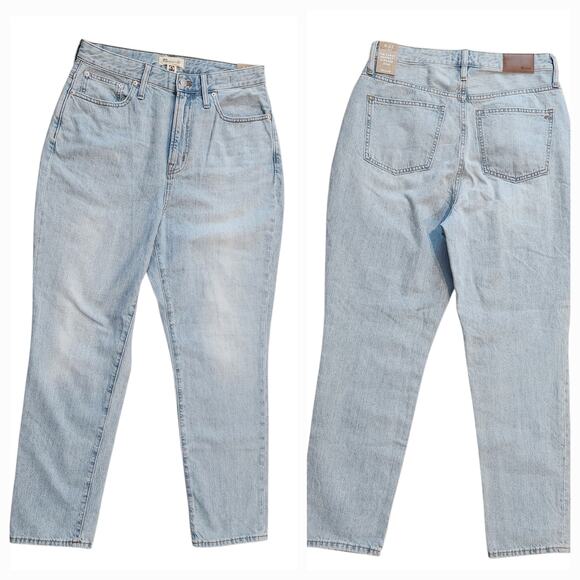 NWT Madewell Curvy Perfect Vintage Jean, light wash, sz 29, inseam 27.5" - Picture 1 of 10